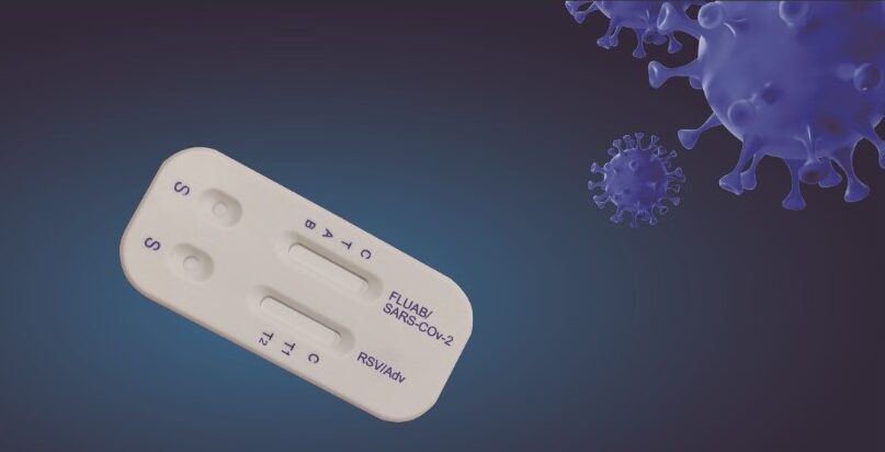 Четворен тест за SARS-CoV-2, Influenza A+B, RSV и Adenovirus Ag
