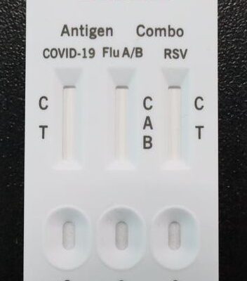 Комбиниран бърз тест за SARS-CoV-2, Influenza A+B и RSV Ag